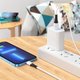 USB кабель Hoco X82, USB тип-A, Lightning, 100 см, 2,4 А, белый, силиконовый, #6931474768544 Превью 2
