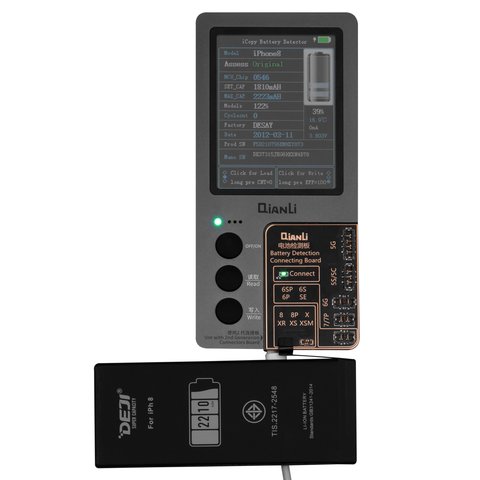 Аккумулятор Deji для Apple iPhone 8, Li-ion, 3,8 В, 2210 мАч, повышенная ёмкость, original IC Превью 1