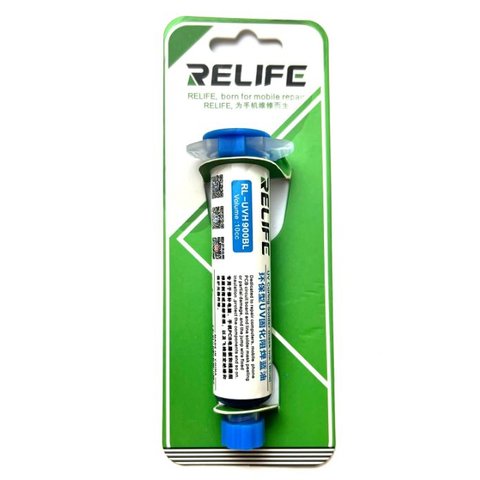 Máscara de soldadura RELIFE RL-UVH900BL, azul, 10 ml, UV Vista previa  2