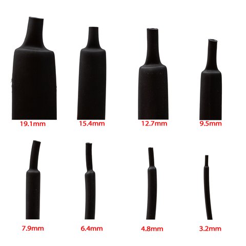 Heat Shrink Tube, (1 m, 19.1 mm, black, with glue) Preview 2