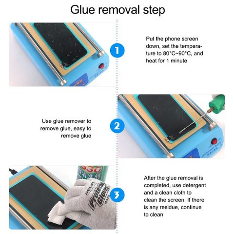 LCD Touch Screen Glass Separator Sunshine S-918L, (used for screens up to 8.5", with vacuum pump) Preview 9