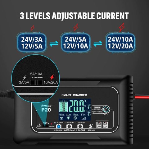 Зарядное устройство HTRC P20 Превью 7