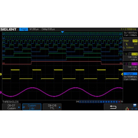 Osciloscopio de fósforo digital SIGLENT SDS2304X Vista previa  14