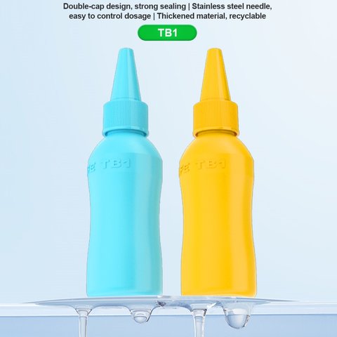 Tarro para líquido con dispensador RELIFE TB1, 50 ml, amarillo Vista previa  1