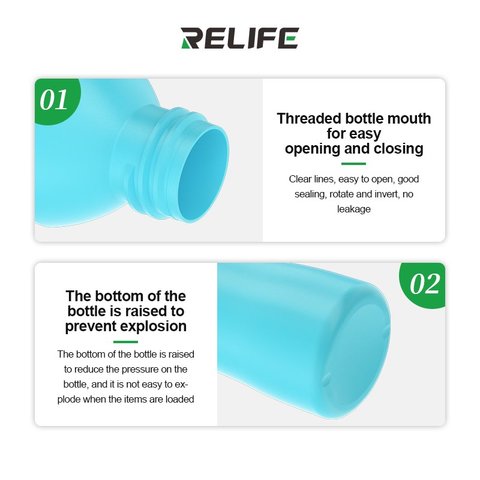 Tarro para líquido con dispensador RELIFE TB1, 50 ml, amarillo Vista previa  4