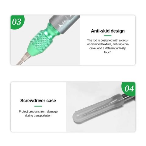 Destornillador de estría RELIFE RL-724/*0.8, Pentalobe Vista previa  6