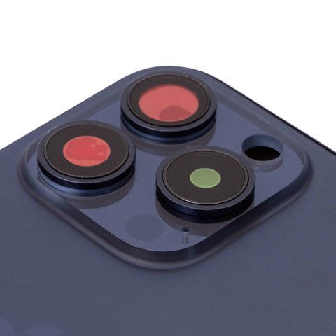 Carcasa puede usarse con iPhone 15 Pro, azul, con botones laterales,  con sujetador de tarjeta SIM, Original (PRC), EU Version, blue titanium Vista previa  1