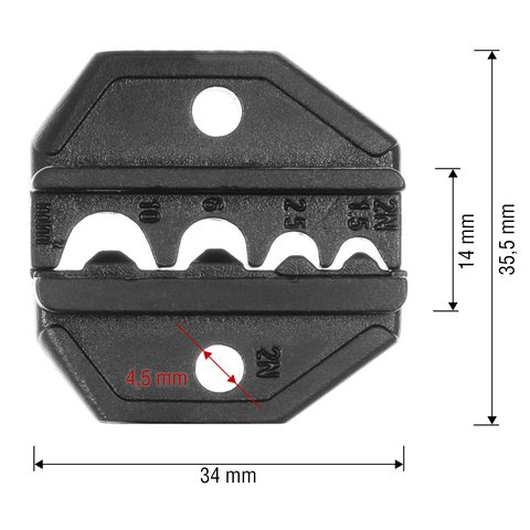 Матриця для кримпера Pro'sKit CP-236DN Прев'ю 1