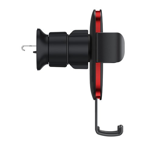 Автомобільний тримач Baseus Metal Age II, чорний, на дефлектор, #SUJS000001 Прев'ю 1