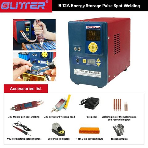 Апарат точкового зварювання Glitter 812A, 15 кВт Прев'ю 1