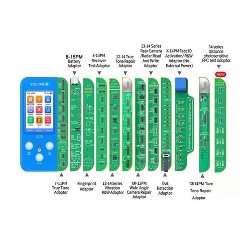 Программатор JC V1SE (набор 12 в 1, Wi-Fi) для iPhone 5 - 15 серий Превью 1