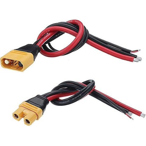 Силовий роз'єм живлення Amass AS150U-F, "мама", з кабелем, 35 см, 8AWG Прев'ю 4