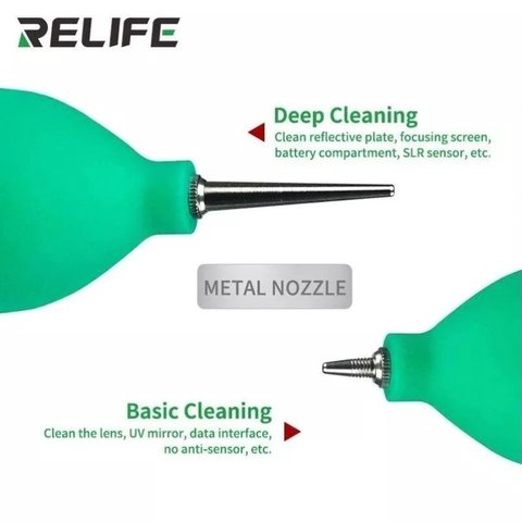 Груша для обдування RELIFE RL-043A , зелена, 2 in 1 Прев'ю 2