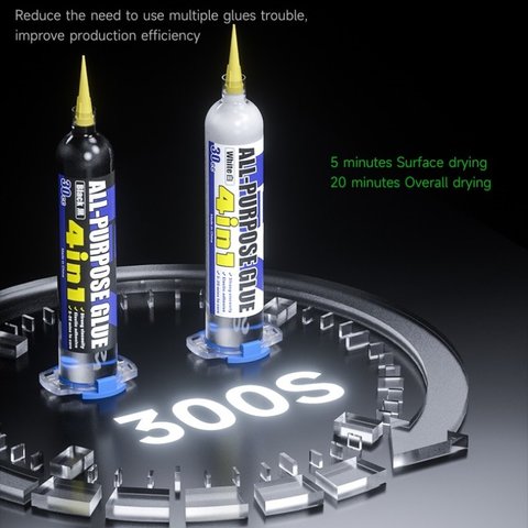 Клей Mechanic G7, поліуретановий, білий, швидковисихаючий, для приклеювання задніх кришок, для дисплейних рамок, 30 мл Прев'ю 4