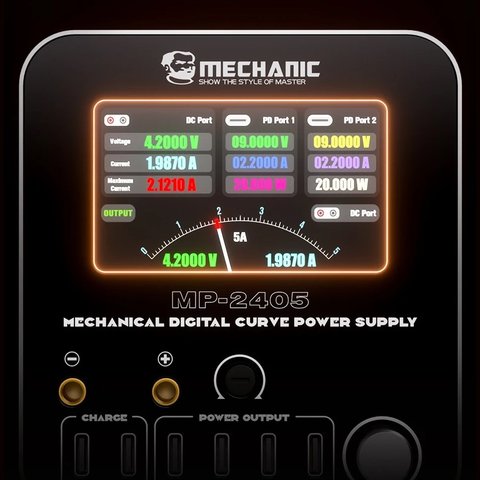 Лабораторний блок живлення Mechanic MP-2405+, 0-24V / 5A Прев'ю 2