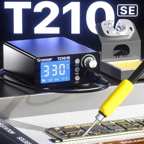 Паяльная станция Mechanic T210 SE, цифровая, 50 Вт Превью 5