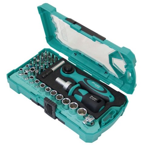 Набор бит с трещоткой и ключом Pro'sKit SD-2317M Превью 1