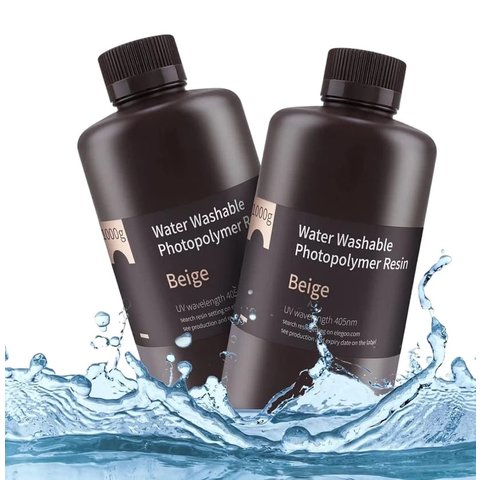 Фотополімерна смола для 3D-принтера ELEGOO Beige (водозмивна), 1 кг Прев'ю 8